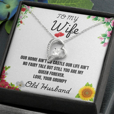 To My Wife - Forever Love Necklace - Gift Set - SLDDL0082 - Sunshine Letters Co